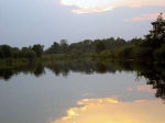Sonnenuntergang am Malzer Kanal